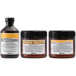 750ml Davines Naturaltech Nourishing Set (Shampoo 250ml + Conditioner 250ml + Maske 250ml)