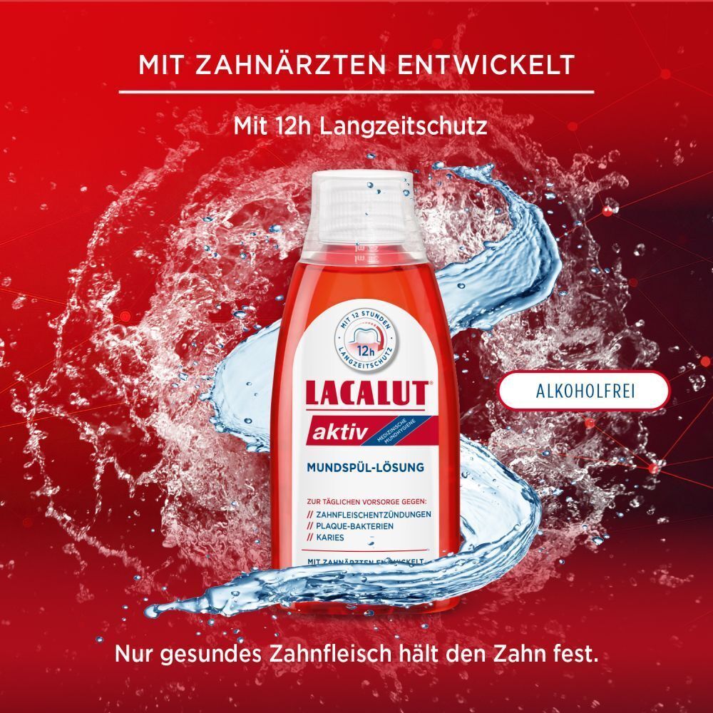 Lacalut aktiv Mundspül-Lösung Lösung 300 ml 300 ml Lösung