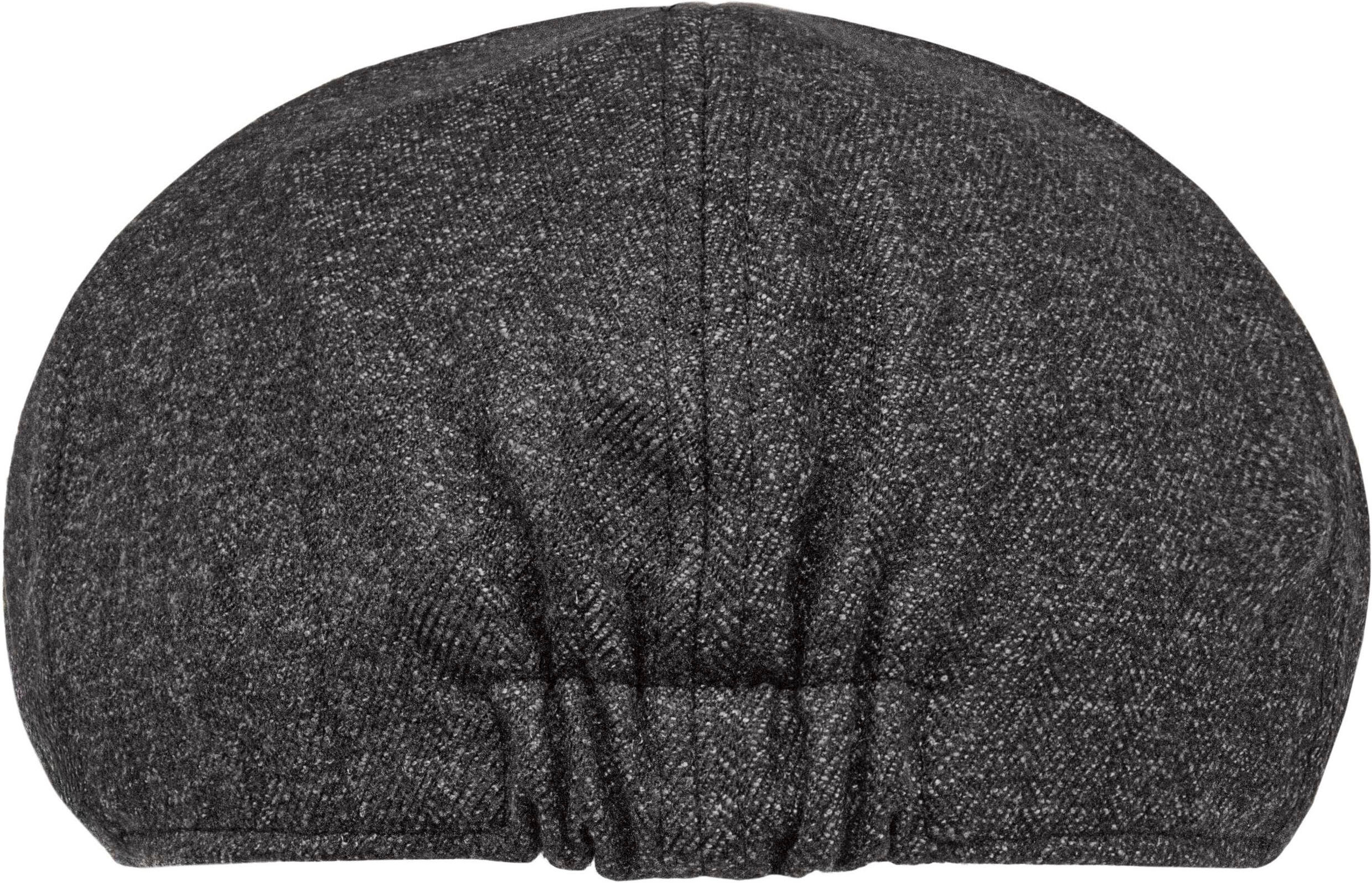Schiebermütze CHILLOUTS "Elliot Hat", Herren, Gr. S/M (54/57), grau (dunkelgrau), Materialmix, meliert, Mützen Schiebermütze, mit zeitlosem Design