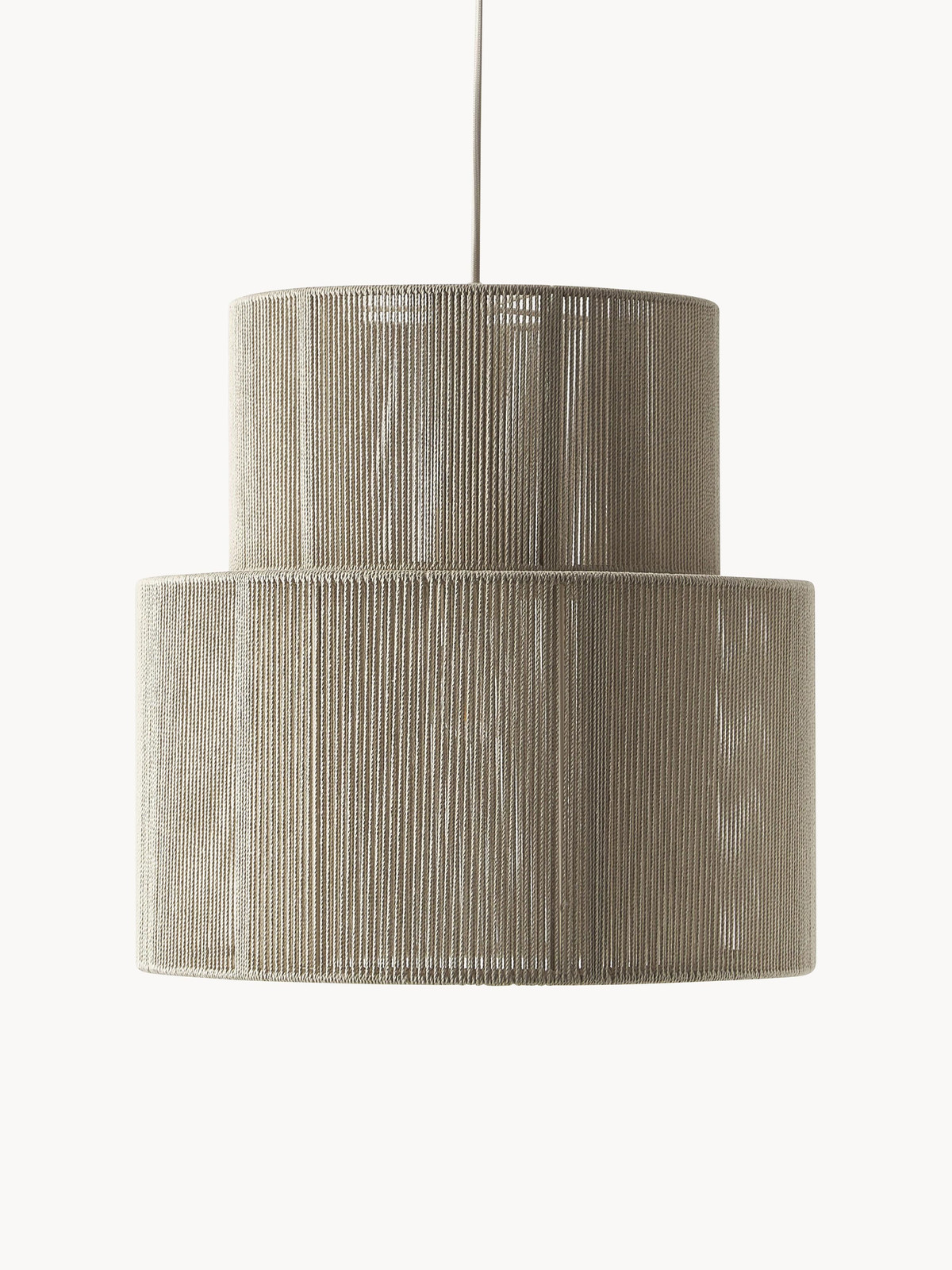Westwing Collection Hanglamp Lace van linnen draden