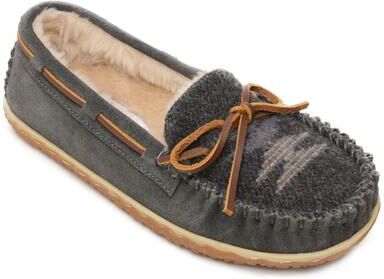 Minnetonka Tilia - Womens 10 Grey Slipper W