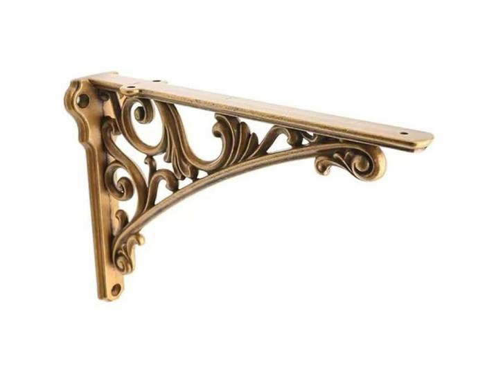 Lot de 4 supports d'étagère muraux de 15 2 cm supports décoratifs pour étagères vintage robuste projets 15 x 10 6 x 4 4 cm style