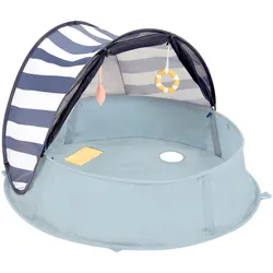 Babymoov Strandmuschel Aquani 3in1 mit UV-Schutz 50+, weiss | blau