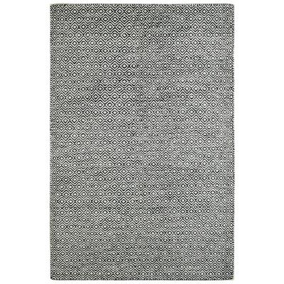 Wollteppich KAYOOM "Bombay 344", grau (graphit), B:160cm H:9mm L:230cm, Wolle, Teppiche, Handweb, Einzelstück, aus Wolle, Wohnzimmer