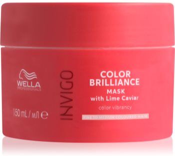 Wella Invigo Color Brilliance máscara hidratante para cabelo fino 150 ml. Invigo Color Brilliance