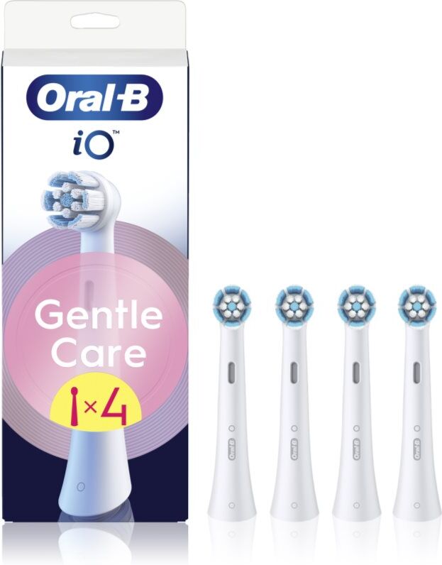 Oral-B iO Gentle Care tête de rechange pour gencives sensibles White 4 pcs