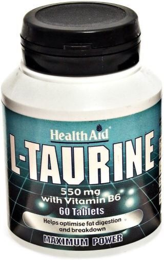 HealthAid L-Taurine Amino Acid 60 Tablets