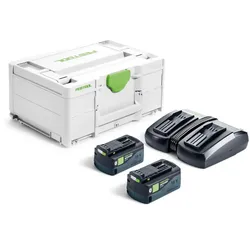 Festool Energie-Set SYS 18V 2xHP5,0/TCL6DUO - 578679