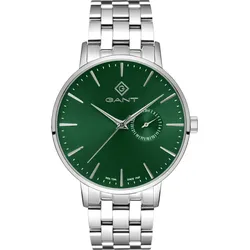 GANT Park Hill 41,5mm III" G105026" - grün,silber - 41,5mm