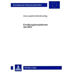 Ermittlungskompetenzen des BKA, Fachbücher von Immo Schmidt-Jortzig