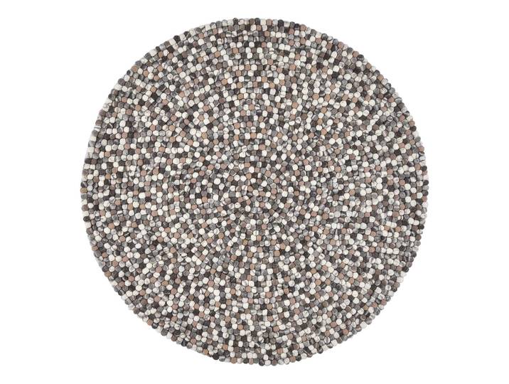 Tapis en laine Felty 2.2 I Gris/Gris Ø 34cm Laine