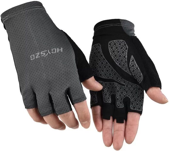 INF Sommer-Radhandschuhe für den Außenbereich - Verbesserter Grip & Komfort M Grau