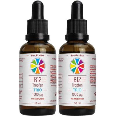 B12 Trio 1000 µg+5-MTHF Tropfen 2x 2x50 ml