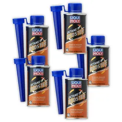 5x Additiv LIQUI MOLY 21280 Octane Booster PKW 2 Takt + 4 Takt Benzin Racing 200ml