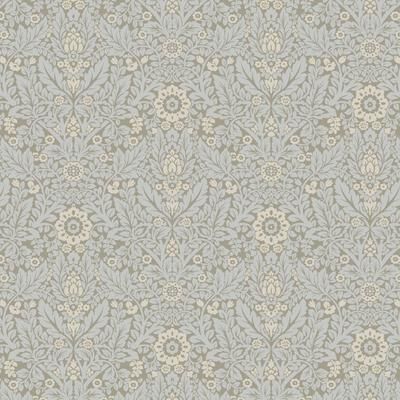 Laura Ashley Delamore Stone Grey Wallpaper