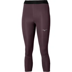 Mizuno Core Impulse Capri-Leggings Damen 66 - raisin M