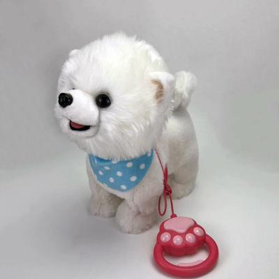 Tiny Tots Teens Trends Interactive Robot Dog, Sound Control Plush Puppy Toys, Cat Lick Tongue, Talk, Bark, Sing Music Animal For Kid Gifts brown Cat
