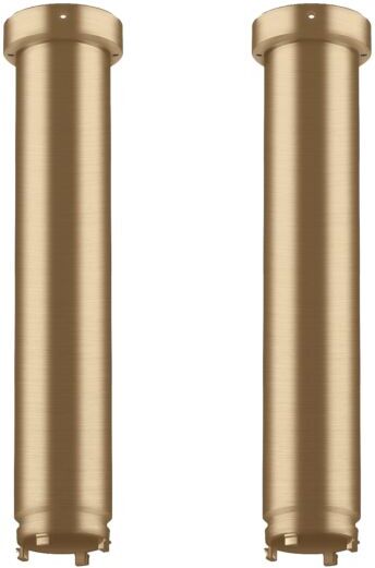 Hansgrohe AXOR ShowerSolutions Verlängerung Set 13603140 230 mm für Deckenbefestigung ShowerHeaven 1200/300 4jet, Brushed Bronze