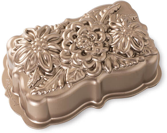 Nordic Ware Toffee Wildflower Loaf Pan