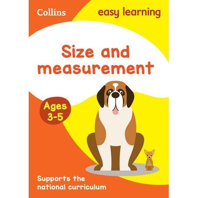 Size and Measurement Ages 3-5, Taschenbuch von Collins Easy Learning, Collins ELT, 978-0-00-815158-4