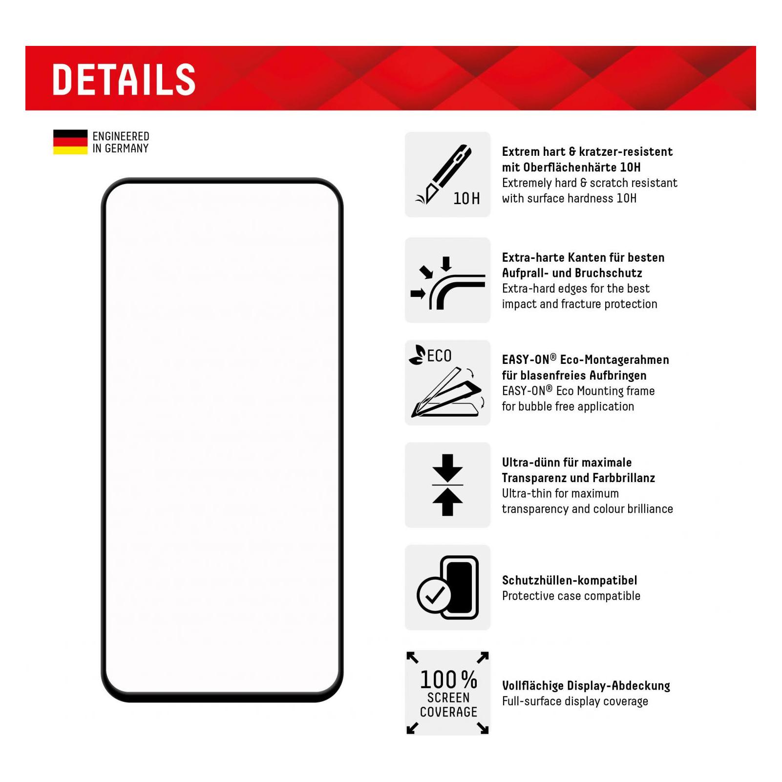 Displex Real Glass, Full Cover Panzerglas (Samsung Galaxy S23 FE) (01875)