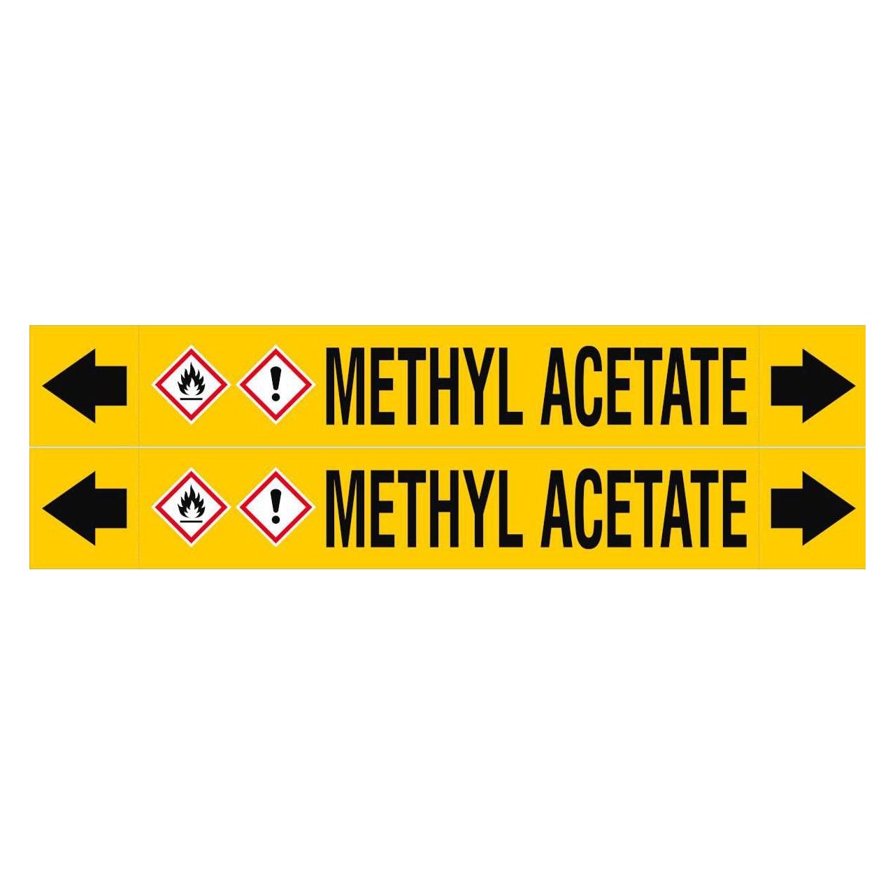Brady ASME - Rohrmarkierer - Methyl Acetate (ASMEPM-50X345MM-METHYL ACETATE)