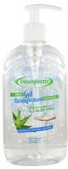 Désinfectis Gel Hydroalcoolique Désinfectant à l'Aloe Vera 500 ml - Flacon-Pompe 500 ml