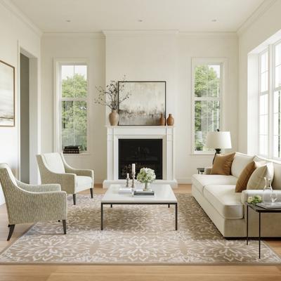 Nourison Jubilant Floral Medallion Area Rug
