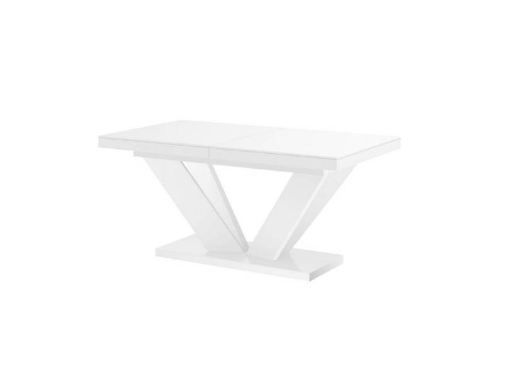 designimpex Esstisch Design Esstisch Tisch HEU-111 Hochglanz ausziehbar 160 bis 256 cm, Esstisch, Esszimmertisch, Tisch, Ausziehtisch, Küchentisch, Esszimmer