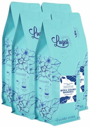 Cafés Lugat - Moka Sidamo Marabou- Kaffeebohnen Für Großkunden 5 Kg - MaxiCoffee