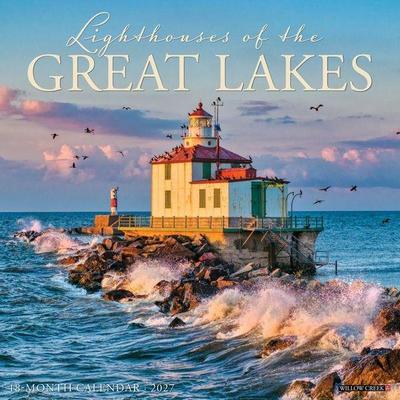 Lighthouses of the Great Lakes 2027 12 X 12 Wall Calendar