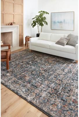 Alexander Home Penelope Vintage Botanical Oriental Area Rug