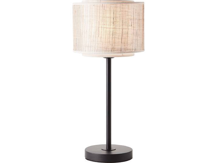 Lampe de table Brilliant Odar E27 40 W noir/beige