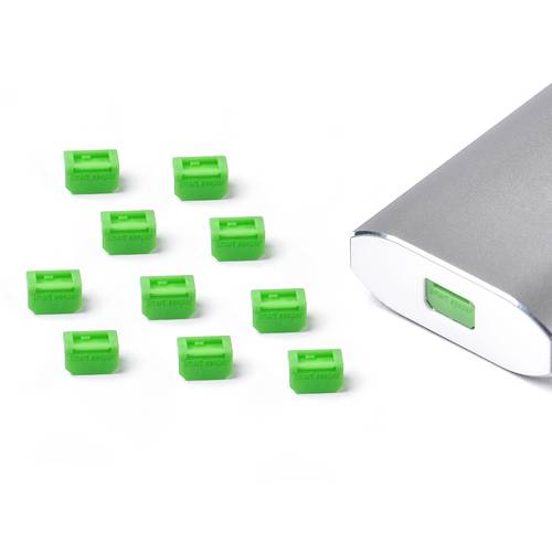 Smartkeeper Mini DisplayPort Schloss MD04P1GN 10er Set Grün ohne Schlüssel MD04P1GN