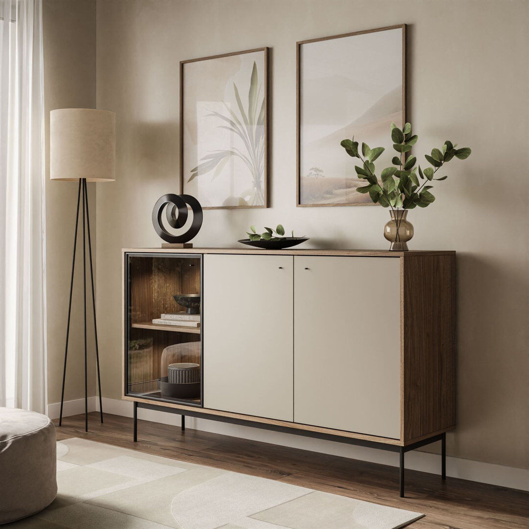 George Oliver 151cm Sideboard Columella / Clay 90cm H X 151cm W X 40cm D