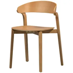 Esszimmerstuhl Cras aus Birkenholz, skandinavisches Design, natur, leicht & zeitlos
