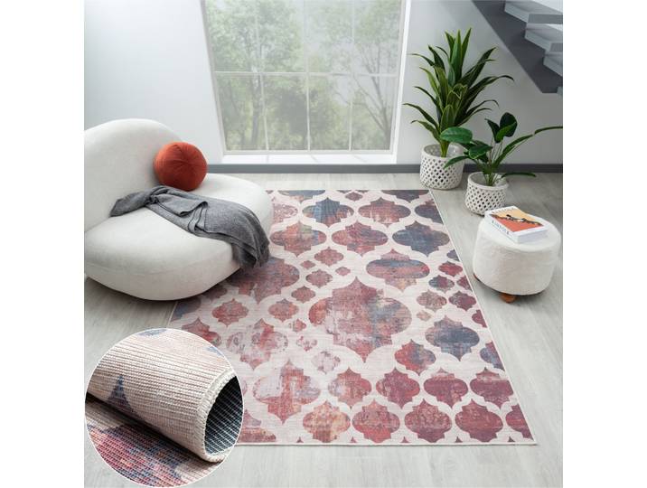 Outdoorteppich Ellis, LAGERRÄUMUNG , bunt (beige,bunt), B:160cm H:10mm L:230cm, Polyester, MYFLAIR MÖBEL & ACCESSOIRES, Teppiche, Outdoorteppich, bedruckt, modernes Design, In- & Outdoor geeignet, waschbar