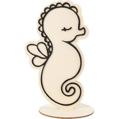 Creativ Company Deko-Figur, Seepferdchen, H 18 cm, 1 Stk
