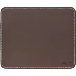INLINE Maus-Pad Premium Kunstleder, 255x220x3mm, braun