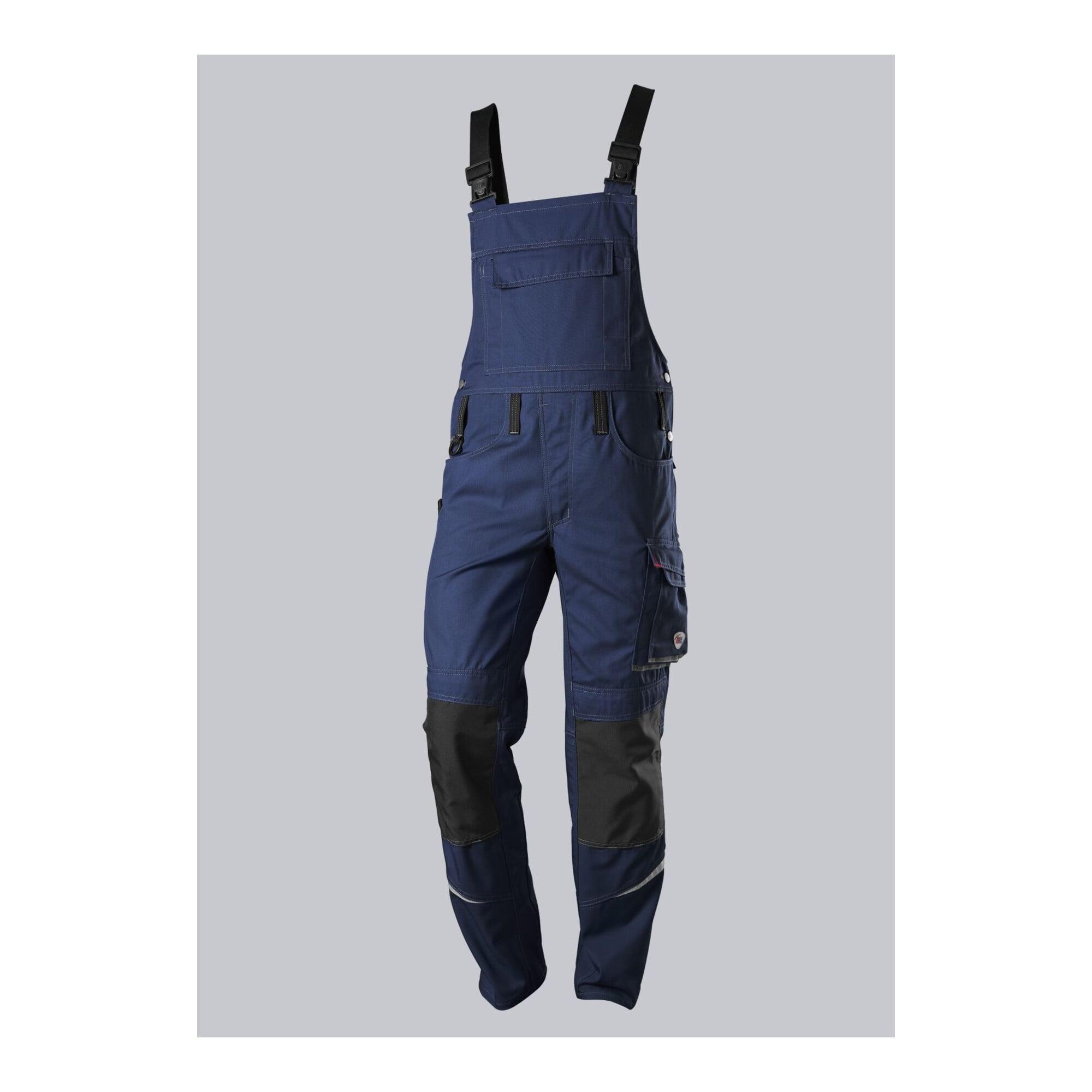 BP® Komfort-Latzhose mit Reflexelementen und Kniepolstertaschen, nachtblau, Gr. 50, Länge n (1804-720-110-50-n)