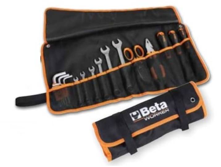 Beta BW 2002/B20 – Trousse Enroulable en Tissu avec Assortiment de 20 Outils