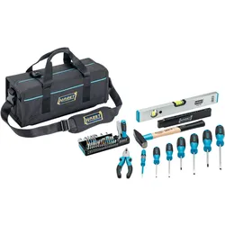 HAZET Handwerkertasche Klein, mit Sortiment 51-teilig - 191T-5/51