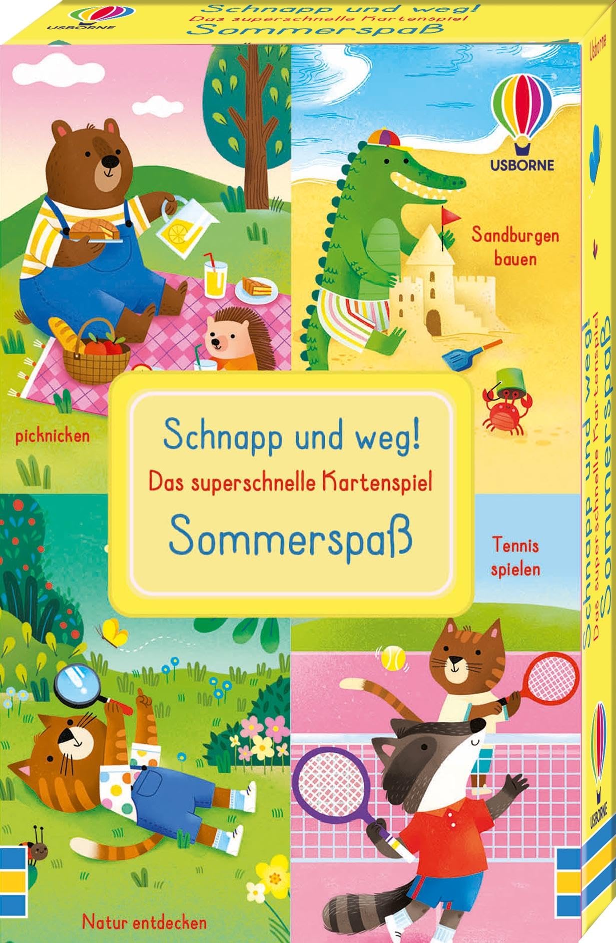 Schnapp und weg! Das superschnelle Kartenspiel: Sommerspaß: Kartenspiel-Set mit sommerlichen Beschäftigungen – trainiert das Reaktionsvermögen – ab 3 Jahren - Preis vom 09.10.2026 07:28:09 h