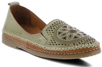 Women's Ingrid Slip-On by Spring Step in Olive Green (Size 39 M)
