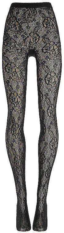 WOLFORD Modestrumpfhose INFINITE ROSE NET black schwarz   M W