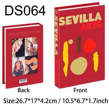 Inspire Essentials Luxury Decorative Fake Books Colorful Coffee Table Decor Set 21 not Open