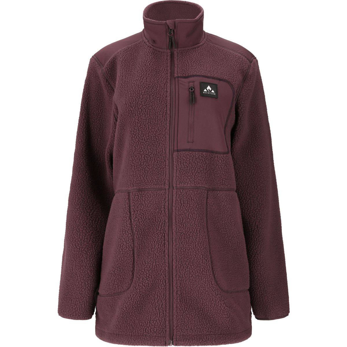 Whistler Felis W Long Teddy Jacket fudge (4241) 38 W251982-4241-38