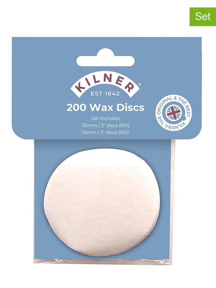 Kilner 200er-Set: Wachsplättchen in Weiß - onesize