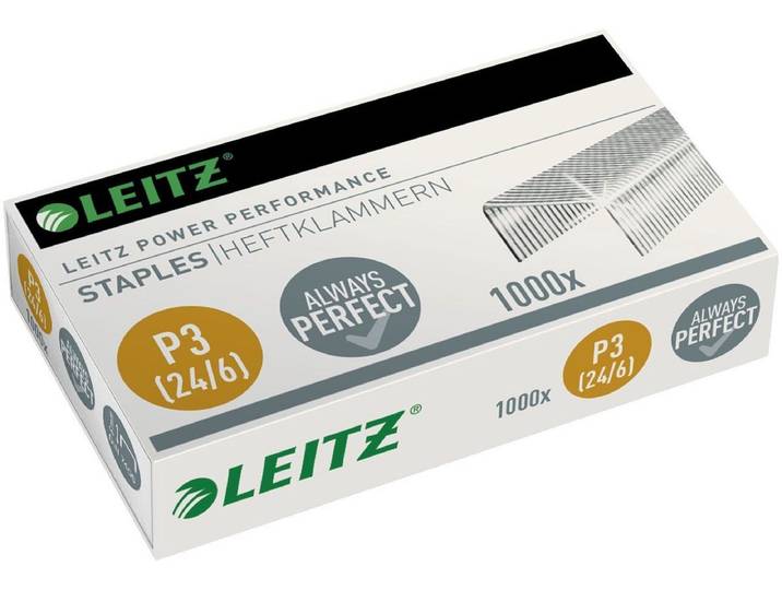 Leitz nietjes 24/6 doos van 1000
