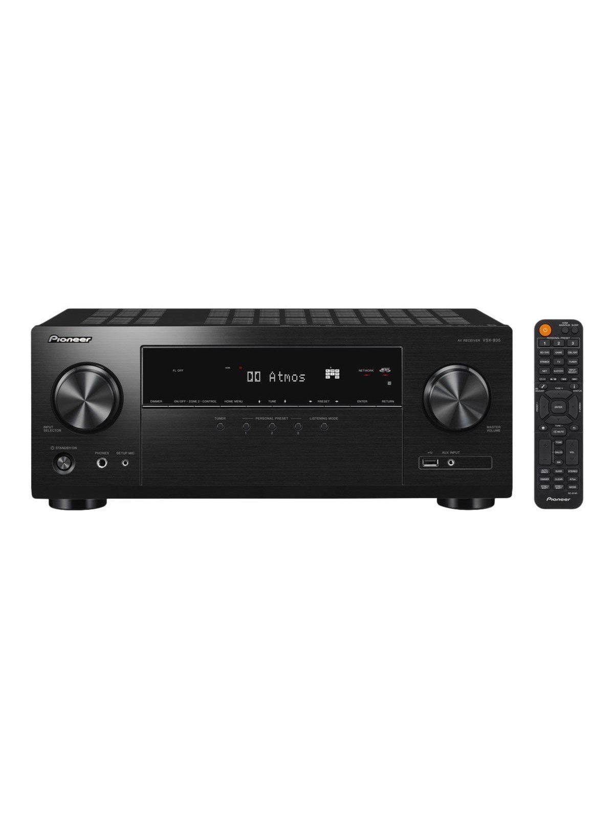 Pioneer VSX-935 - AV network receiver - 7.2 channel - AV-Netzwerksempfänger - 7.2-Kanal - Schwarz